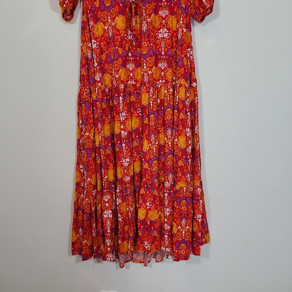 Abel The Label Floral Prairie Maxi Dress Size XS - Picture 3 of 11